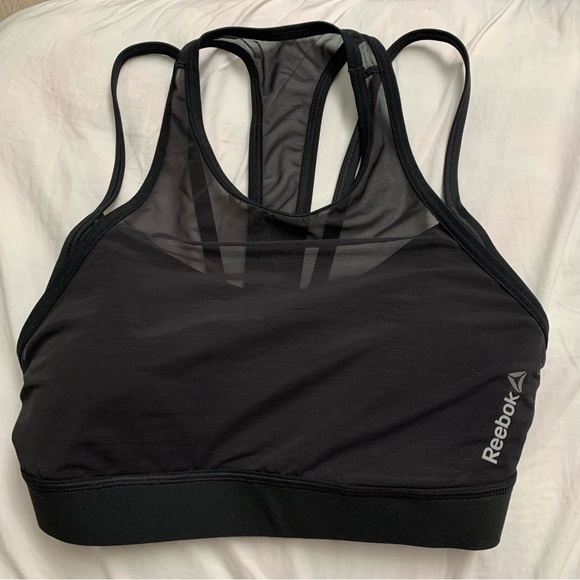 Reebok - Black Hero Strong Sports Bra - Picture 5 of 8